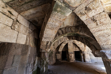 Smyrna agora. With the new works, the ruins of the ancient city began to appear. Agora is located in the center of Izmir. Izmir Turkey