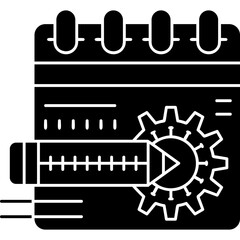 Planner Icon Vector Element