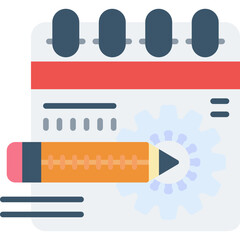 Planner Icon Vector Element