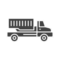 Heavy Truck icon vector image. Suitable for mobile apps, web apps and print media.
