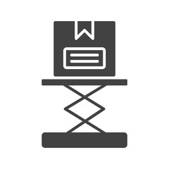 Lift Package icon vector image. Suitable for mobile apps, web apps and print media.