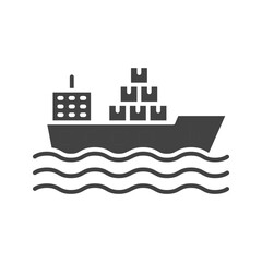 Obraz premium Shipment icon vector image. Suitable for mobile apps, web apps and print media.