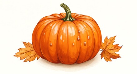 Autumn's Ember Glow AI Generated