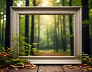 conceptual image: framing the natural world