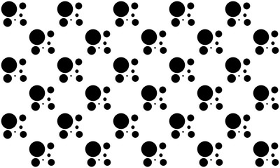 geometry pattern circle with white background