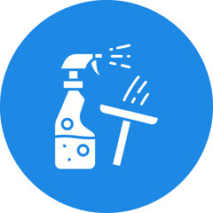 Glass Cleaner icon vector image. Suitable for mobile apps, web apps and print media.