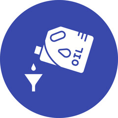 Pouring Oil icon vector image. Suitable for mobile apps, web apps and print media.