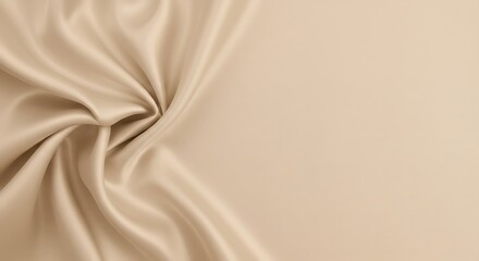 Whispers of Taupe: A Draped Fabric Study AI Generated