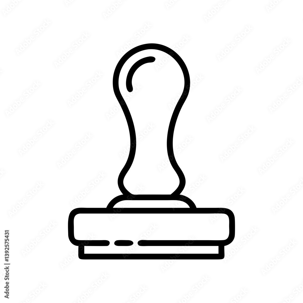 Poster clean stamp with straight lines and shapes - clean stamp with straight lines and shapes