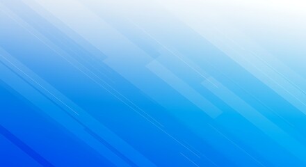 Obraz premium Azure Velocity: Abstract Digital Gradient AI Generated
