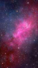 Naklejka premium A gorgeous nebula in the sky displaying a spectacular array of colors and celestial phenomena