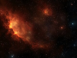 Fototapeta premium Majestic nebula in the night sky with a universe of stars creating a beautiful celestial view