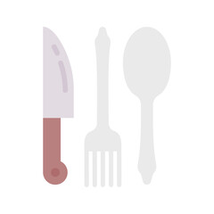 Cutlery icon vector image. Suitable for mobile apps, web apps and print media.