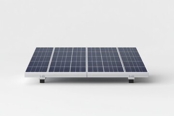 Solar panel system mounted on a frame