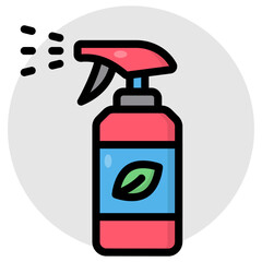 Pesticide spray icon isolated on white background 