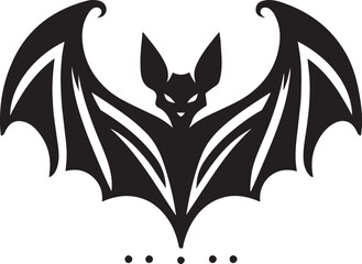 Bat Symmetry Logo Vector