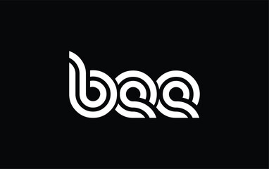BEE Creative Unique Modern Letter Logo Design. Stylized logo featuring a unique letter design, presenting abstract minimalist aesthetics and modern appeal.