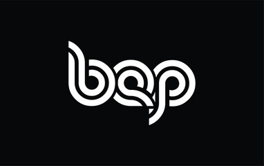 BEP Creative Unique Modern Letter Logo Design. Stylized logo featuring a unique letter design, presenting abstract minimalist aesthetics and modern appeal.