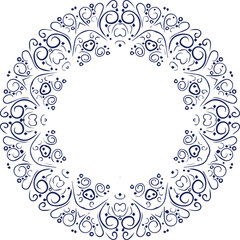 Beautiful Mandala Art and Vector Mandala Design Image.