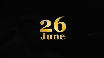 Modern 26 June Logo Videos, 26th June 