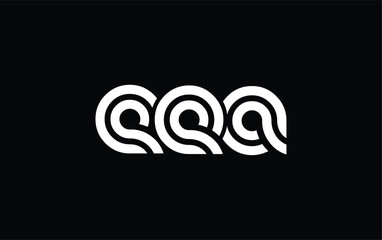 EEA Creative Unique Modern Letter Logo Design. Stylized logo featuring a unique letter design, presenting abstract minimalist aesthetics and modern appeal.