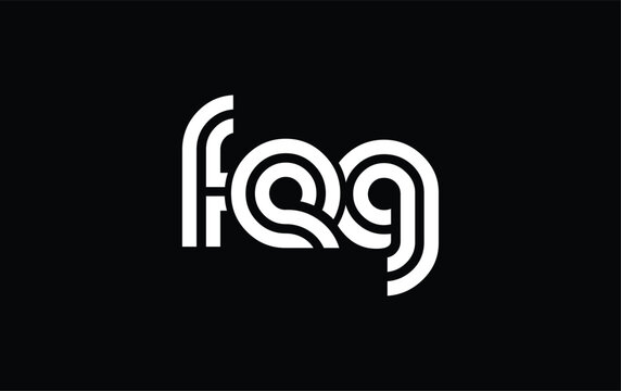 FEG Creative Unique Modern Letter Logo Design. Stylized logo featuring a unique letter design, presenting abstract minimalist aesthetics and modern appeal.
