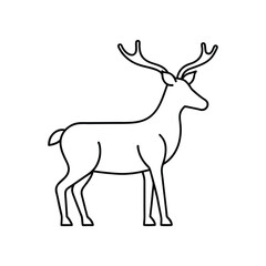 deer silhouette vector