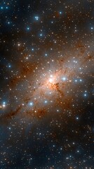 Obraz premium Enormous cluster of stars illuminating the night sky with dazzling brightness and cosmic beauty