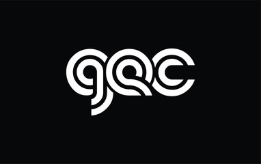 GEC Creative Unique Modern Letter Logo Design. Stylized logo featuring a unique letter design, presenting abstract minimalist aesthetics and modern appeal.