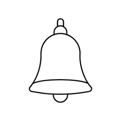 bell isolated on white