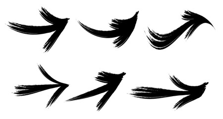 Black arrows. Curved arrows. A sign with arrows. Right curved arrow. Black and red arrows. 3 D models. Vector arrows. PNG