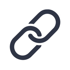 Link Symbol Representing Connection Icon Design