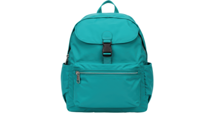 Isolated Teal Casual Backpack Fashion Travel School