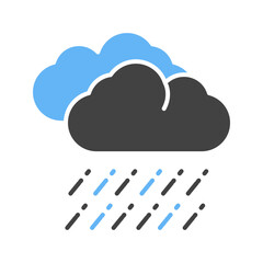 Rainfall icon vector image. Suitable for mobile apps, web apps and print media.