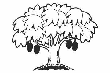 vector illustration of a tree
