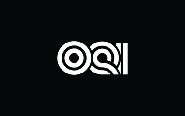 OEI Creative Unique Modern Letter Logo Design. Stylized logo featuring a unique letter design, presenting abstract minimalist aesthetics and modern appeal.