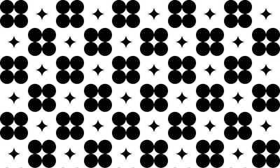 geometry pattern circle with white background