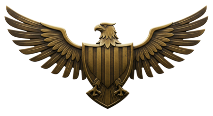 Isolated Eagle Emblem
