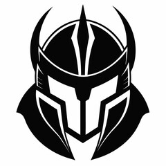 viking helmet vector illustration