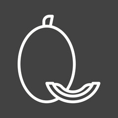 Rockmelon icon vector image. Suitable for mobile apps, web apps and print media.