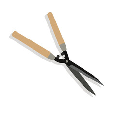 Garden shears, Garden pruners, clippers scissors. Gardening tool. Farming equipment.