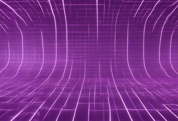grid abstract purple background technology digital line perspective concept future design datum colours three-dimensional futuristic cyberspace connection glow holographic computer modern growth