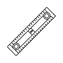 level tool icon, level tool vector illustration-simple illustration of level tool, perfect for level tool logos and icons