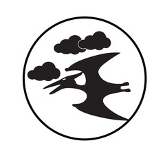 pteranodon dinosaur, ptenarodon flying among the clouds © Fajar