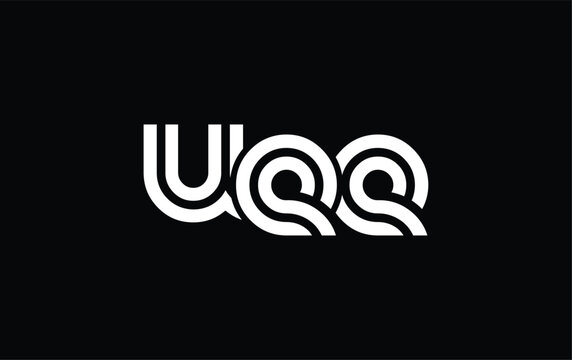 UEE Creative Unique Modern Letter Logo Design. Stylized logo featuring a unique letter design, presenting abstract minimalist aesthetics and modern appeal.