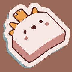 illustration of a slice of cake