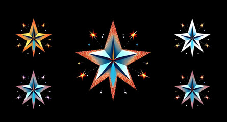 Obraz premium star art illustration