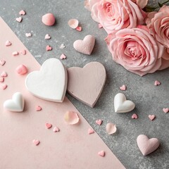 heart shaped candies