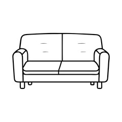 sofa icon, sofa vector illustration-simple illustration of sofa, perfect for sofa logos and icons