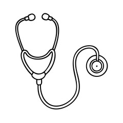 stethoscope icon, stethoscope vector illustration-simple illustration of stethoscope, perfect for stethoscope logos and icons